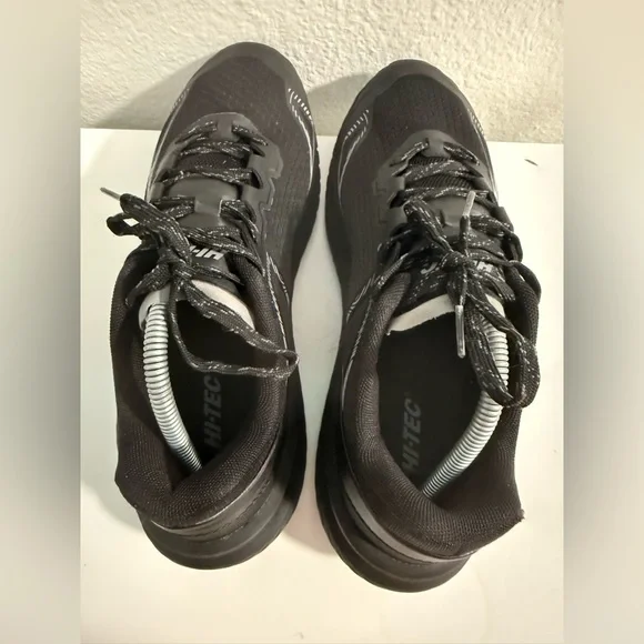 Hi-Tec Men's Black and Silver Athletic Shoes - Picture 6 of 8